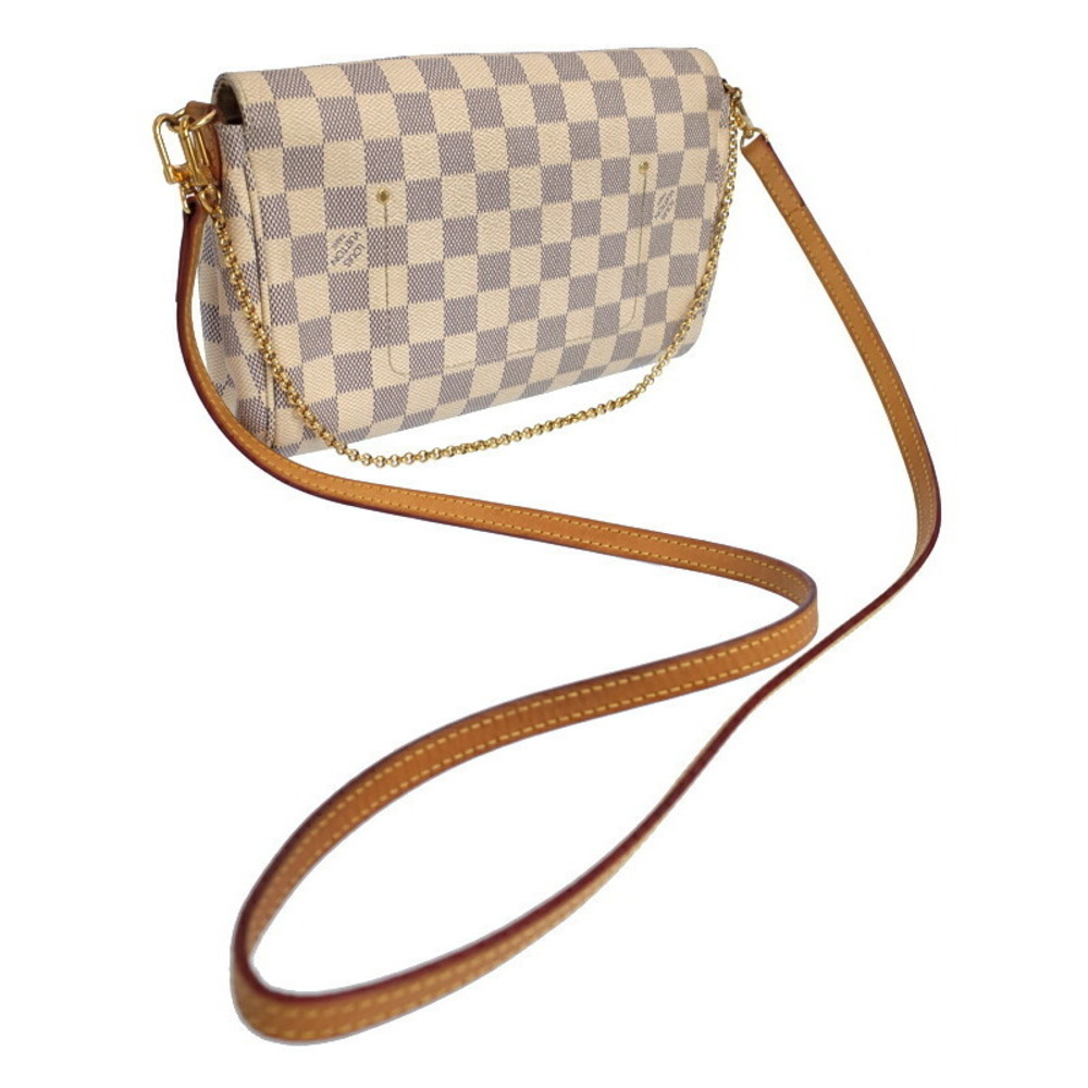 Louis Vuitton Favorite Bag Damier White Azur